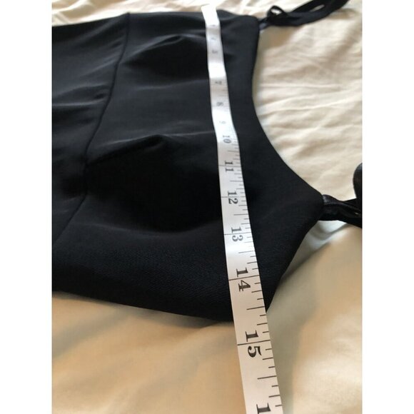 Vintage Jodi Kristopher Babydoll Maxi Dress S Black Evening Date Night Party - Picture 7 of 9